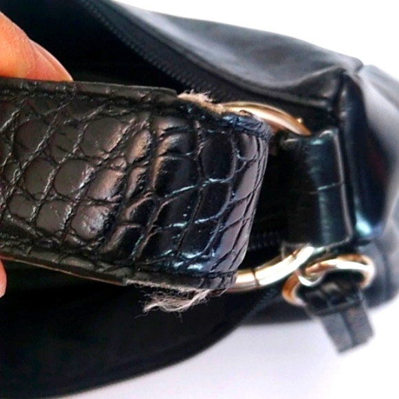 🎉HP🎉Giani Bernini Leather Black Shoulder Bag - Picture 16 of 16